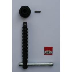 3100399 Knebelgriff mit starker Druckplatte, Bessey Hochleistungszwingen